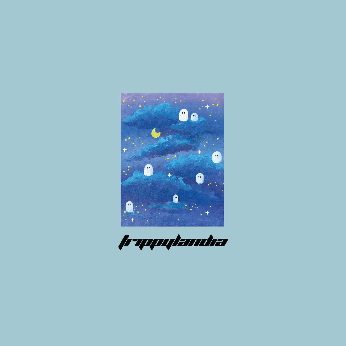 Cloudy Ghosts - Sticker